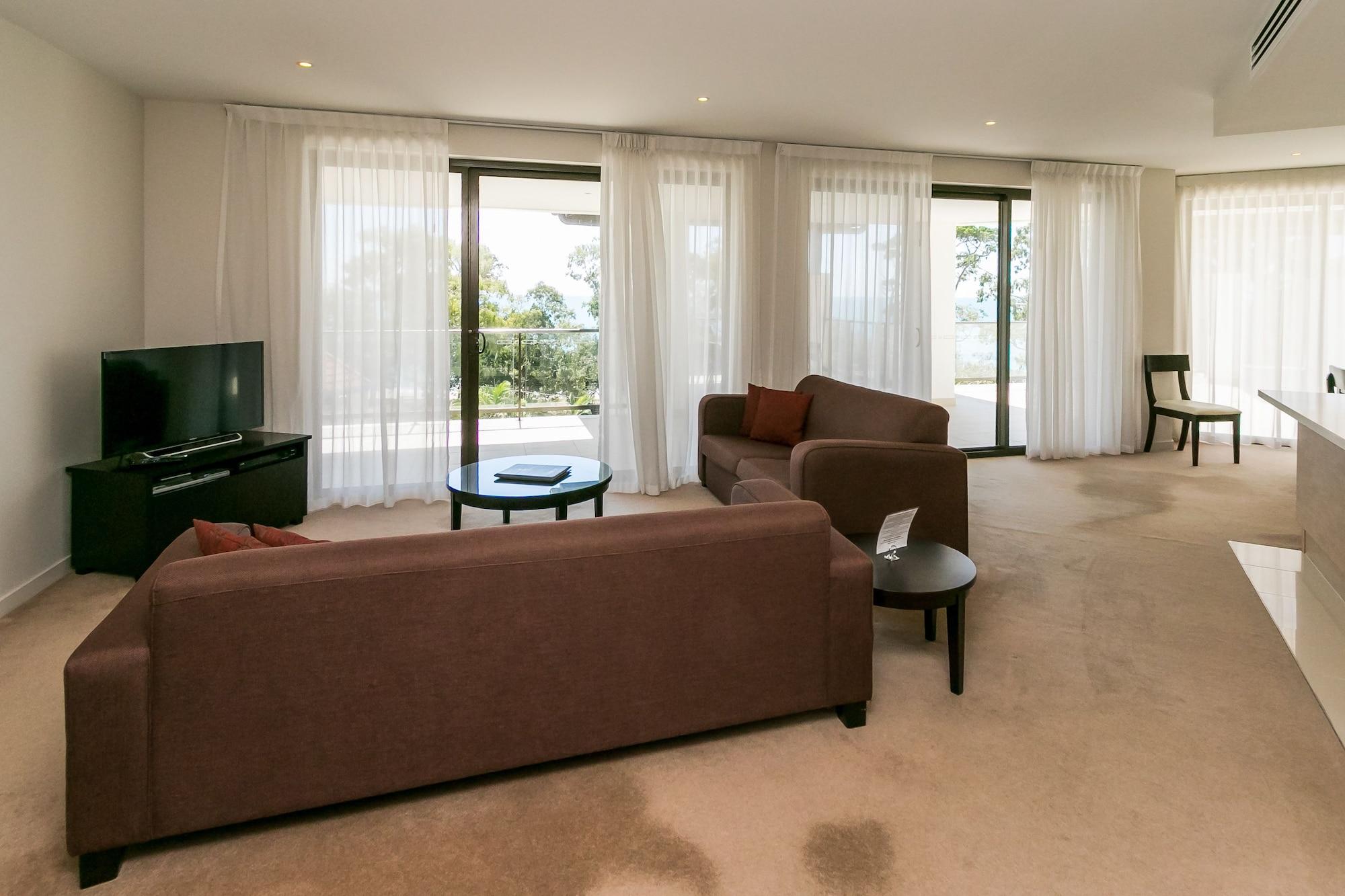 แกรนด์ เมอร์เคียว อัลเลกรา เฮอร์วีย์ เบย์ Aparthotel เฮอร์วีย์เบย์ ภายนอก รูปภาพ A living room